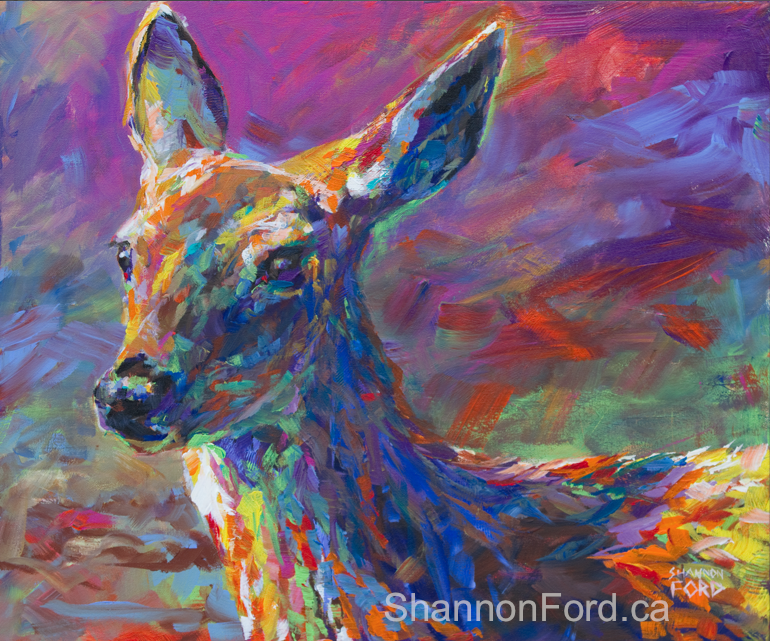 Black Bear painting, shannon ford